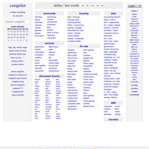 united states choose the site nearest you: abilene, <strong>TX</strong>; akron / canton; albany, GA; albany, NY. . Craigslist org fort worth tx